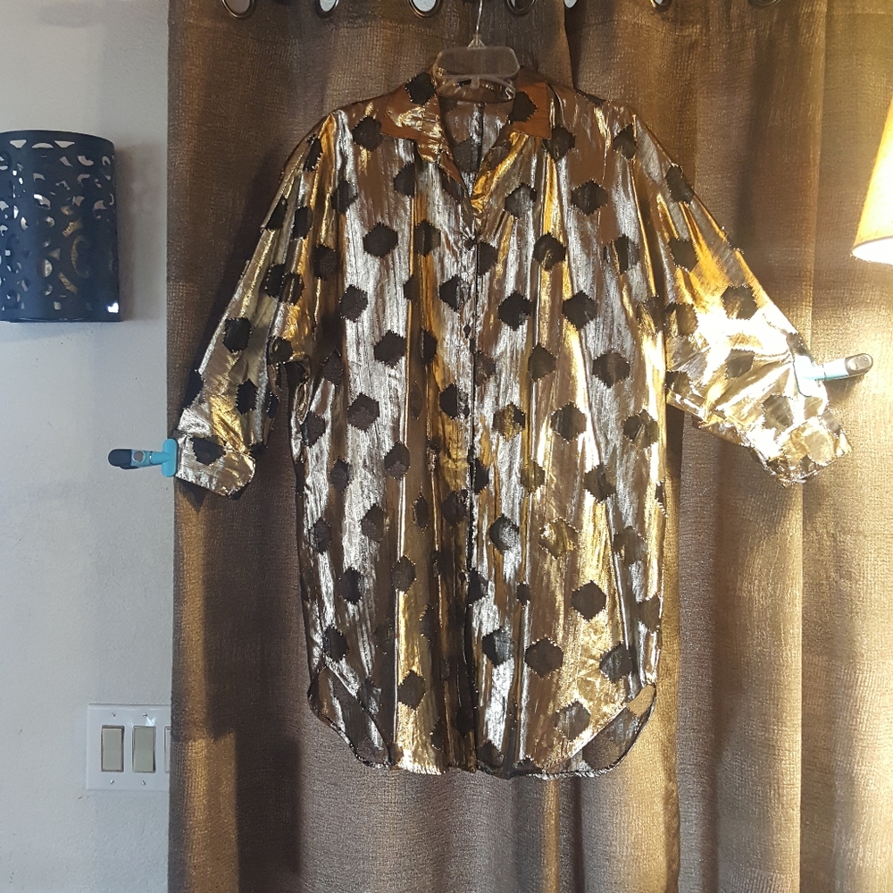 Gold blouse